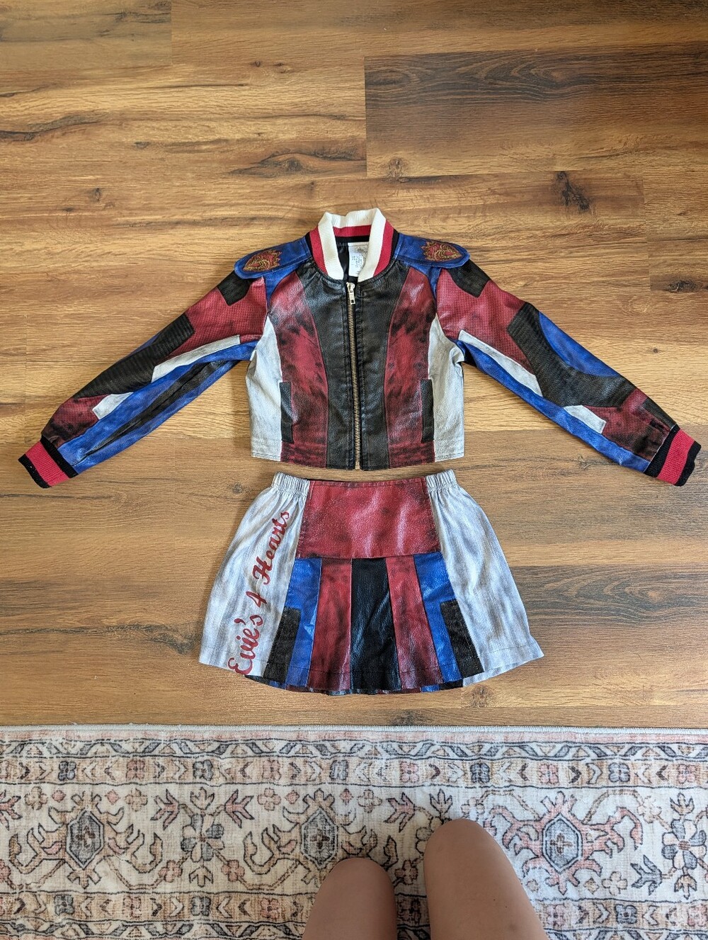 Disney The Descendants 3 Evie Jacket and Skirt Costume Girls 5/6 Small
